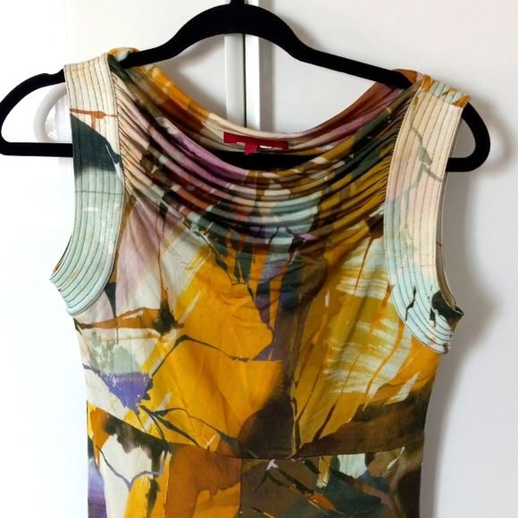 Size small / zokai floral midi summer dress flowers pattern - Picture 3 of 5